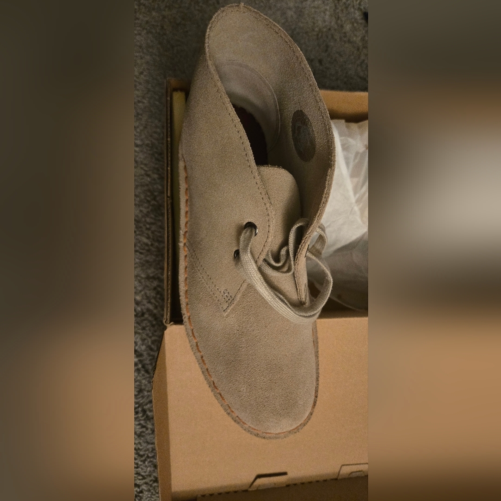 Clark's Women's Desert Boot Sand Suede Shoes